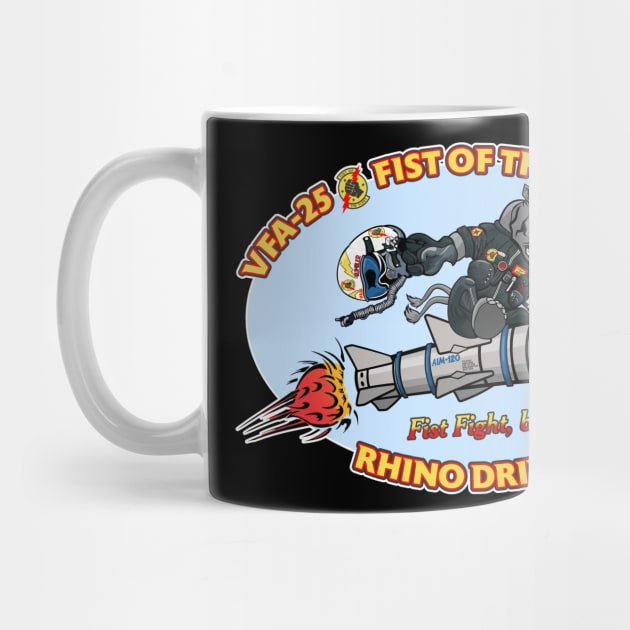 Fist of the Fleet Rhino Nose Art by MBK